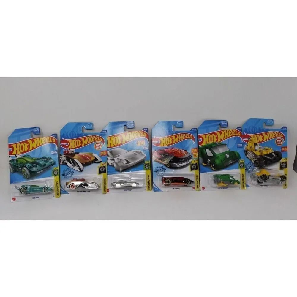 Hot Wheels Experimotors Lot of 6 Many experimental designs in one lot fun cool